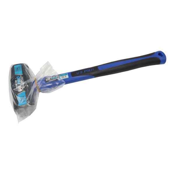 Double-sided 1.8kg hammer with fiberglass handle US1666