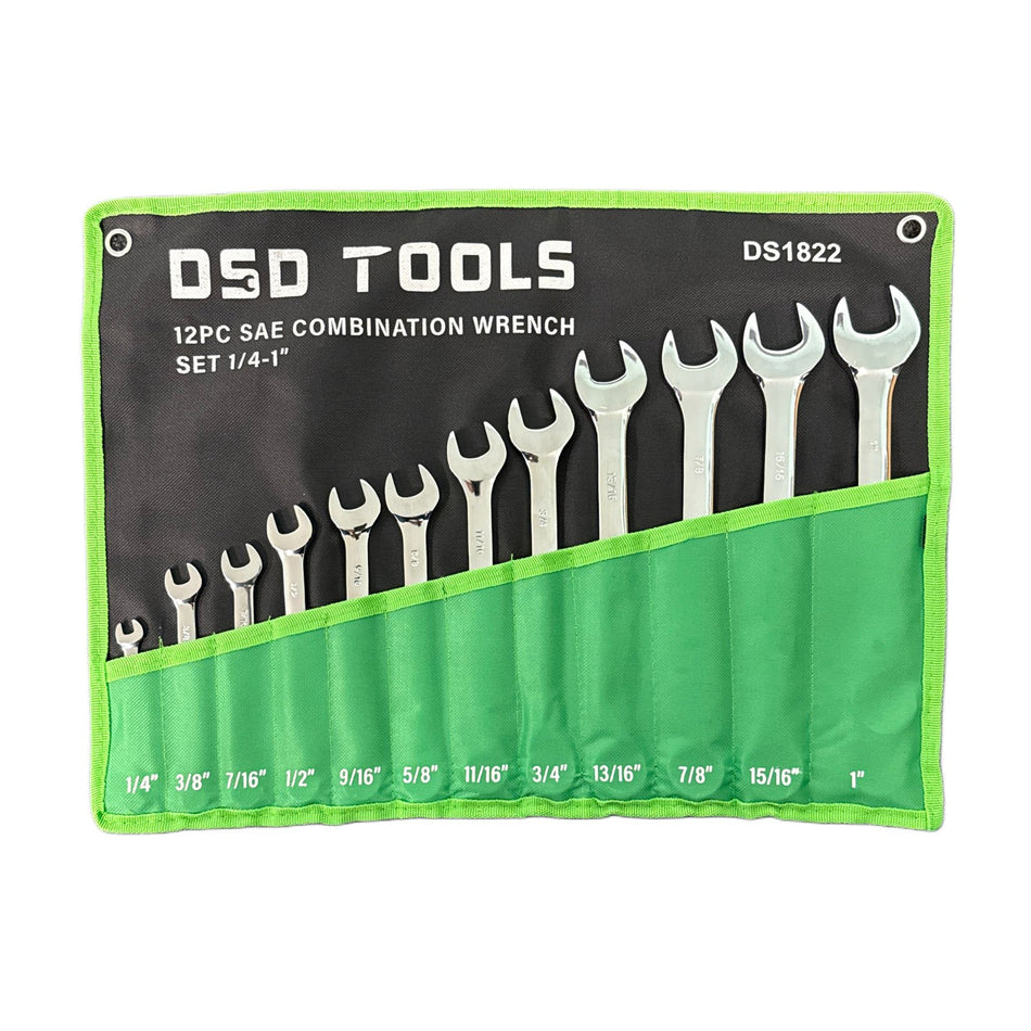 Set of 12 Combination Wrenches DS1822