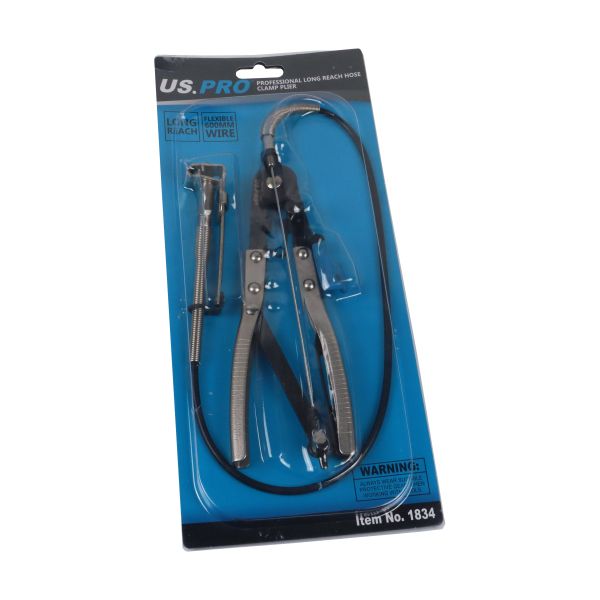 Professional long-reach hose clamp pliers US1834