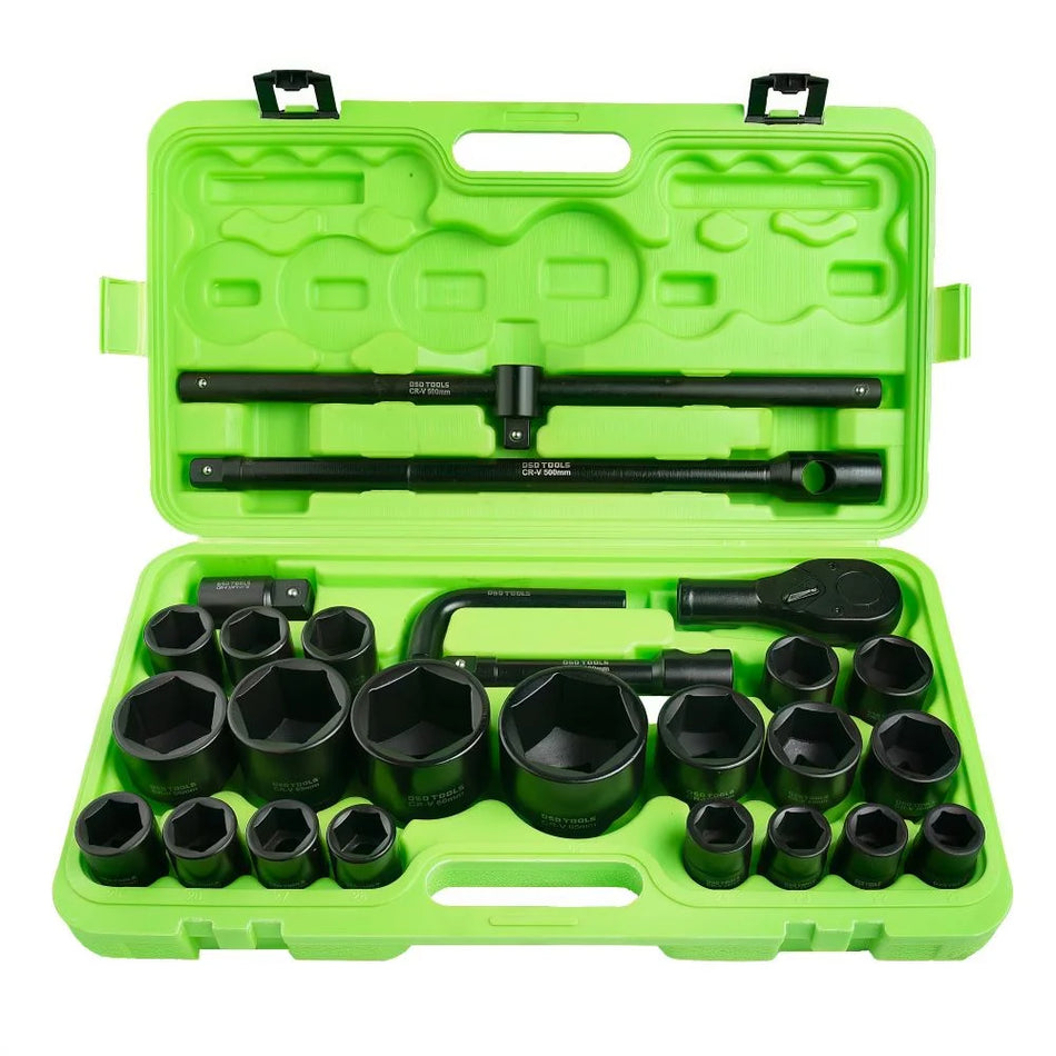 26 PCS. 3/4″ IR 1″ 6-POINT STANDARD IMPACT SOCKET SET DS1148