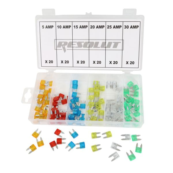 120 pcs assorted automotive fuses US2976
