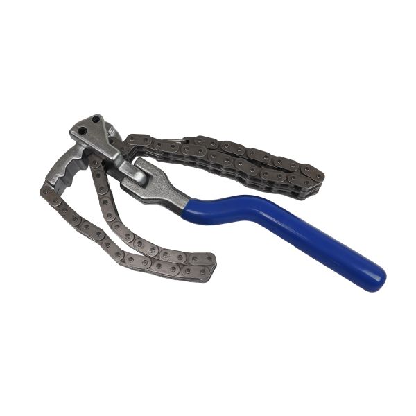 60–160 mm chain adjustable oil filter wrench with swivel handle US3014