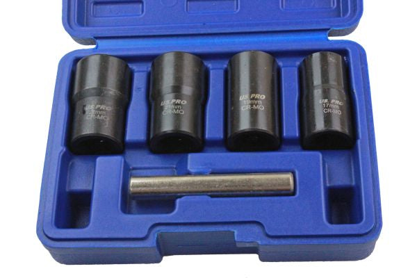 5 pcs 1/2" drive impact "TWIST" socket set US3238