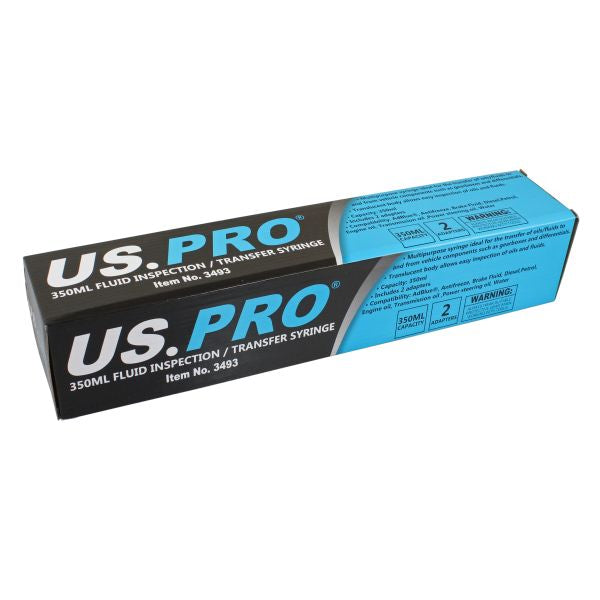 350 ml fluid inspection/refill syringe US3493