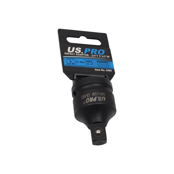 3/4" (female) x 1/2" (male) impact drive adapter US3495