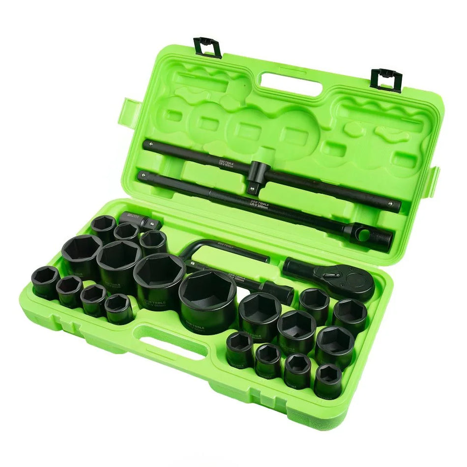 26 PCS. 3/4″ IR 1″ 6-POINT STANDARD IMPACT SOCKET SET DS1148