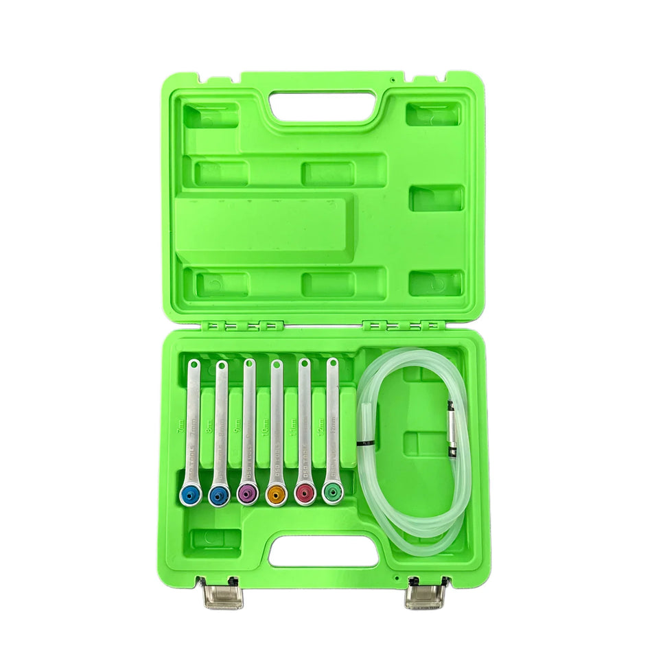 7 PCS 12-POINT BRAKE BLEEDING WRENCH SET (DS1847)
