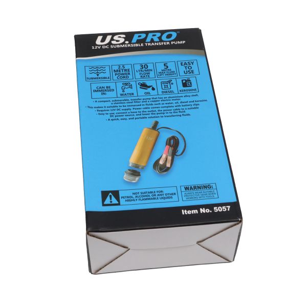 12 V DC SUBMERSIBLE FLUID TRANSFER PUMP US5057