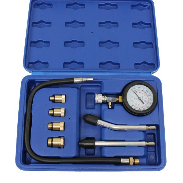8-PIECE GASOLINE ENGINE COMPRESSION GAUGE SET US5386