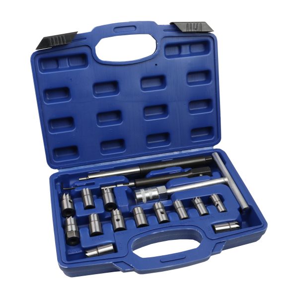 17-PIECE DIESEL INJECTOR SEAT CUTTING SET US5587