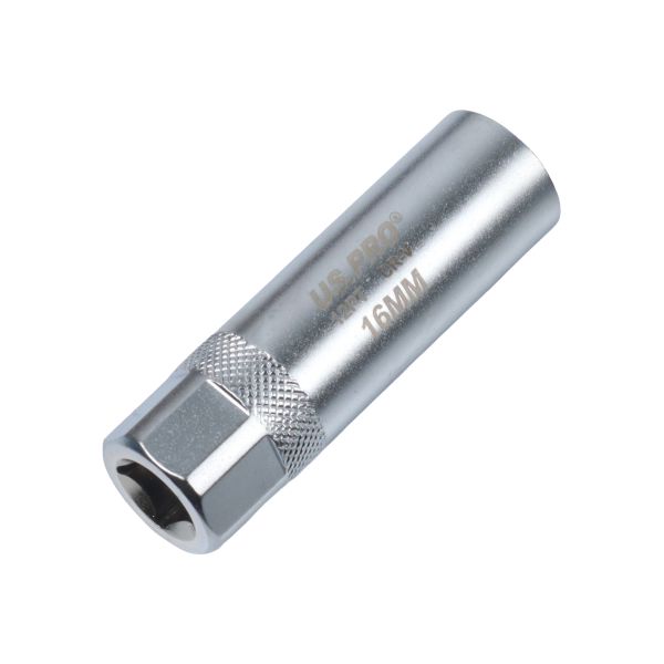 3/8" DRIVE 16 MM 12-POINT THIN-WALL MAGNETIC SPARK PLUG SOCKET US5938
