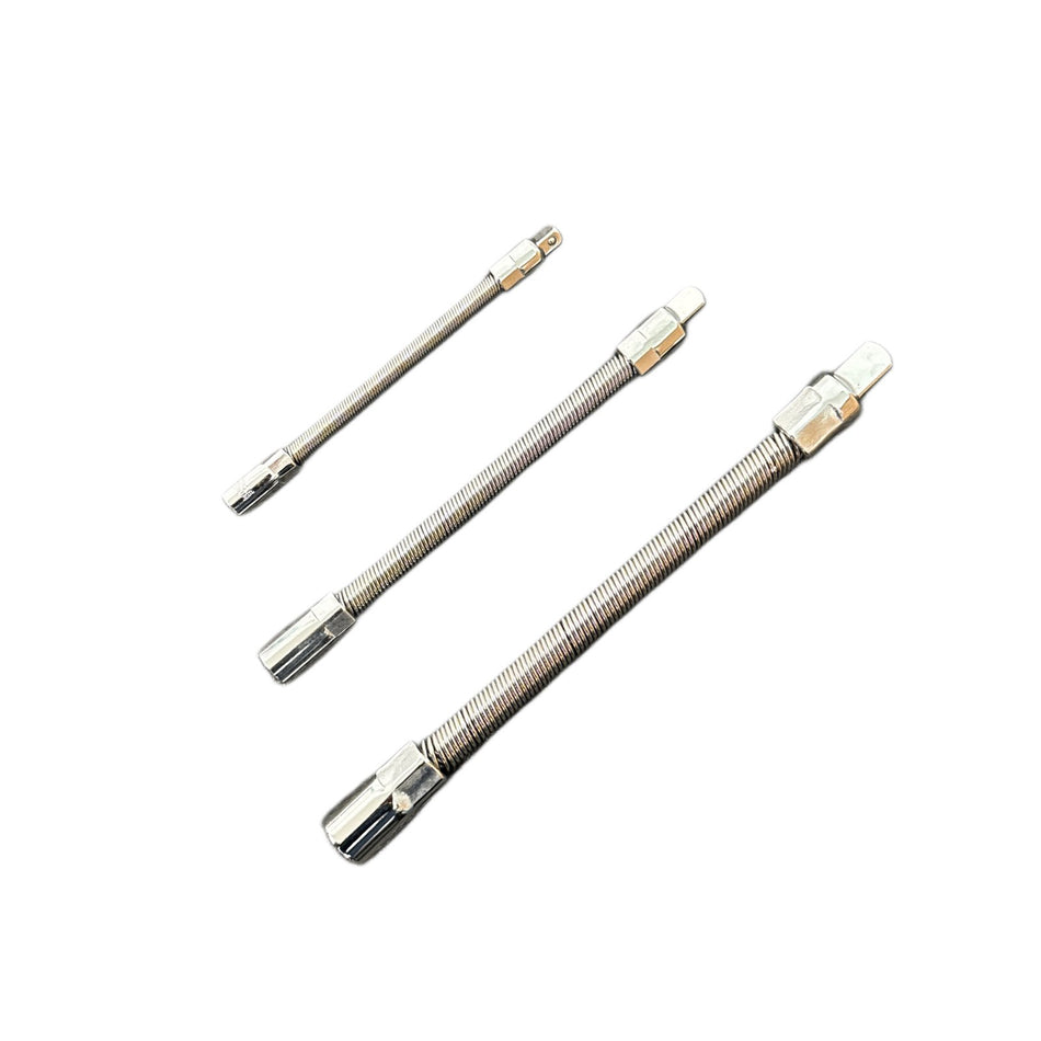 3 PCS. FLEXIBLE EXTENSION SET – 1/4" 3/8" 1/2" DS1476