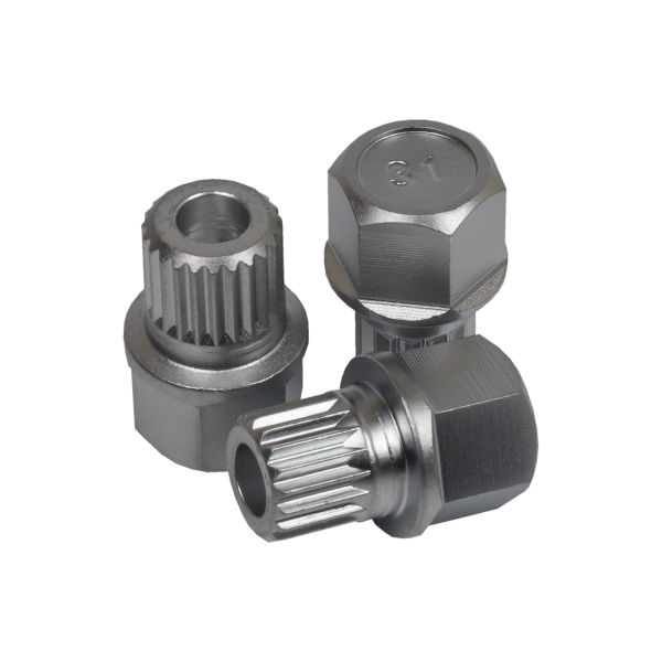 10 PCS BMW PROTECTIVE (HIDDEN) WHEEL BOLT KEY SET US6242