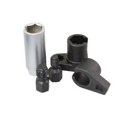 5 pcs lambda (oxygen) sensor head and thread repair (thread chaser) set. US7062
