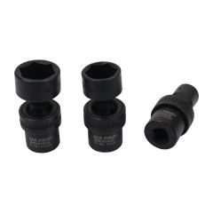 3/8" drive bent shallow impact sockets, 15 pcs US7564