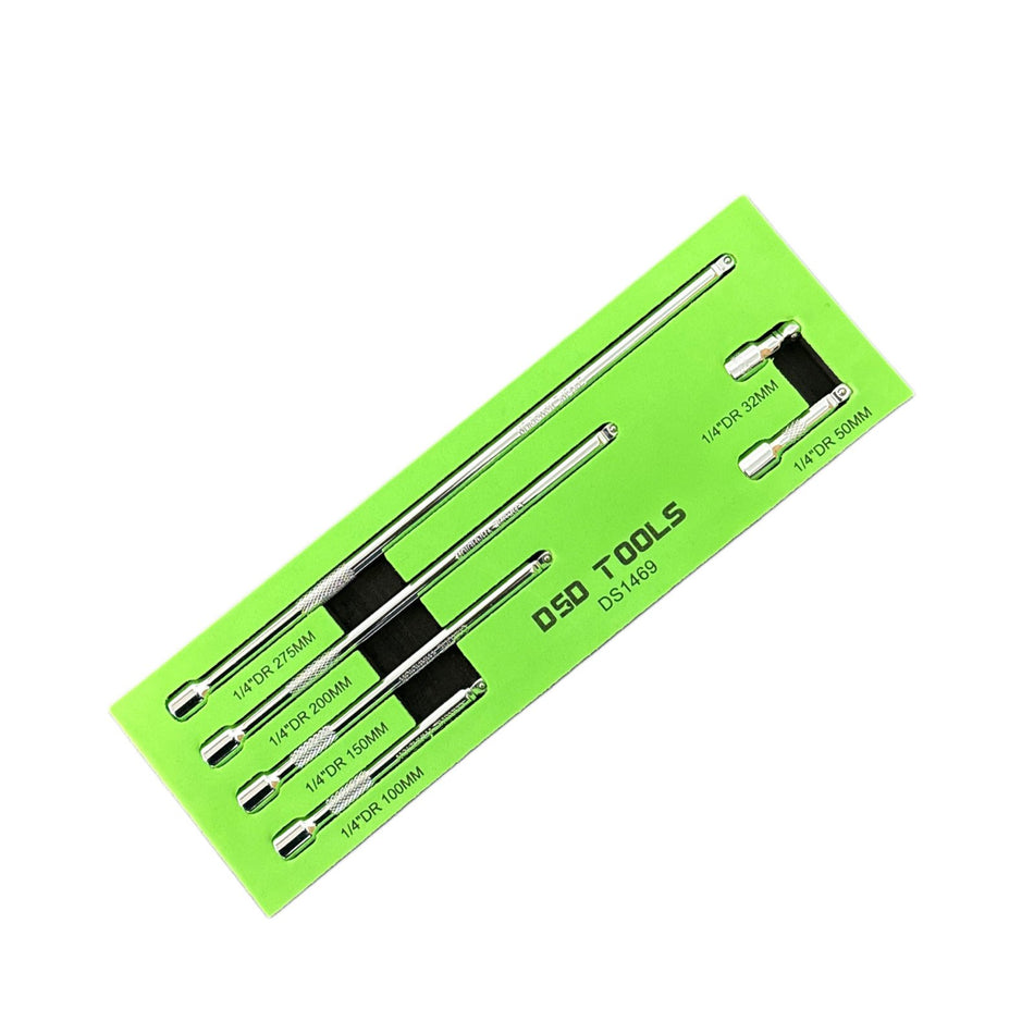 6 PCS. 1/4" FLEXIBLE EXTENSION ROD SET DS1469