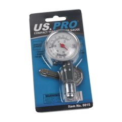 Compact tire pressure gauge 7–100 PSI US8815