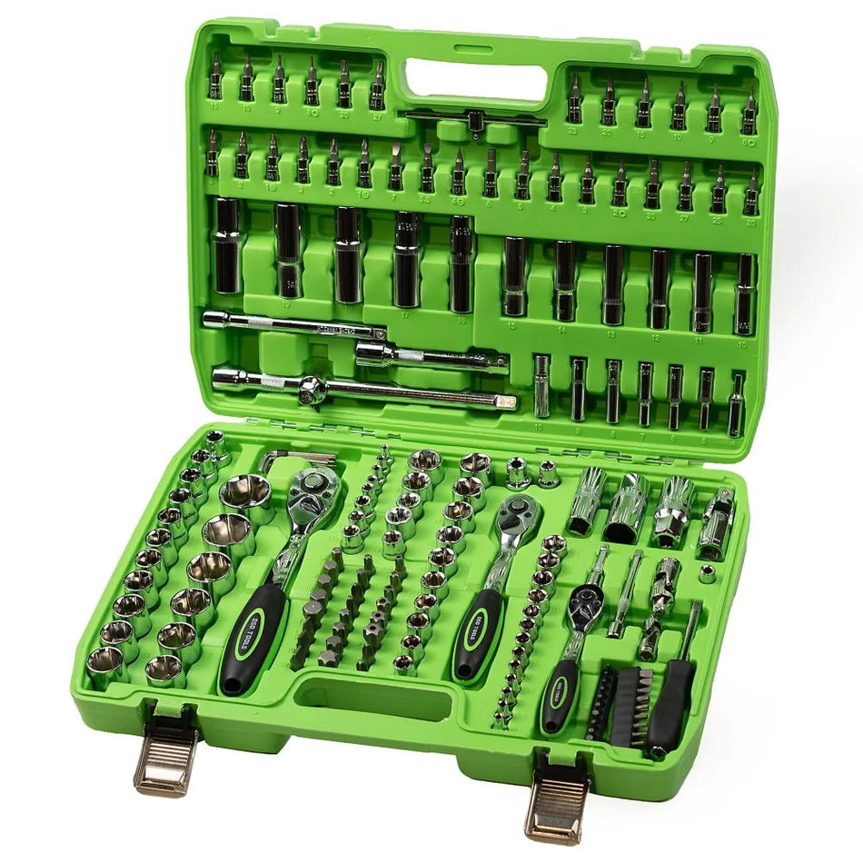 172 PCS. 1/4, 3/8, 1/2 SOCKET SET DS1034