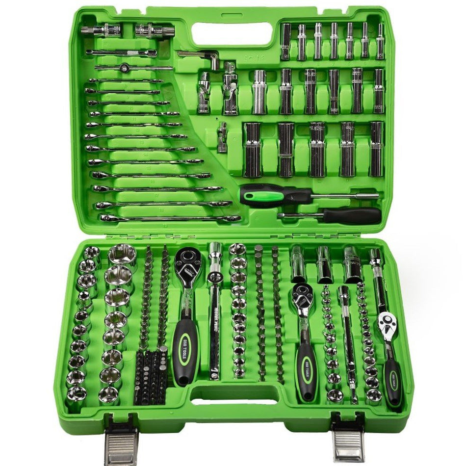 216 PCS. 1/4 3/8 1/2 DRIVE METRIC SUPER LOCK SOCKET SET DS1035