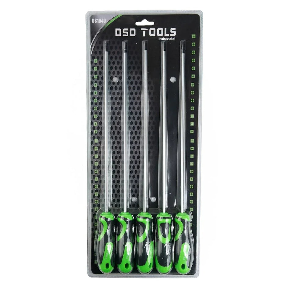 Set of 5 Star Screwdrivers, 300 mm Length DS1040