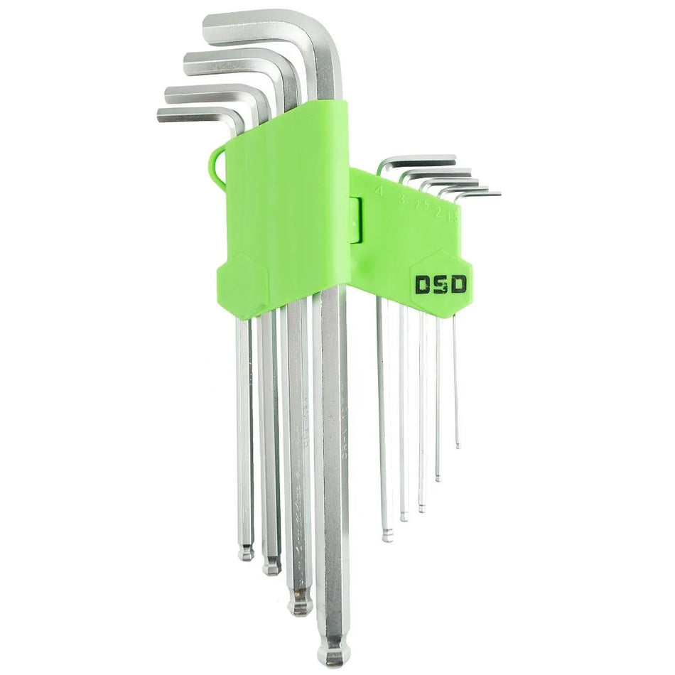 9-Piece Extra Long Hex Key Set with Ball End DS1044