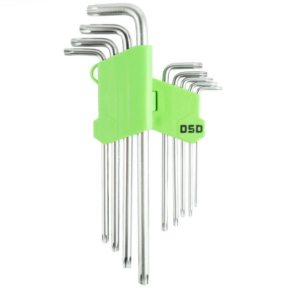 9 PCS. EXTRA LONG STAR WRENCH SET DS1045