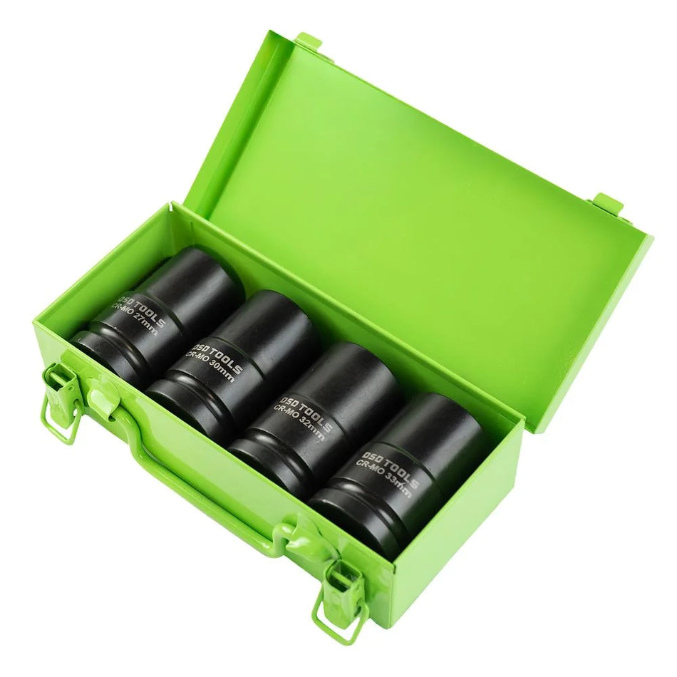 1" PAVAROS 6-POINT DEEP IMPACT SOCKET SET, 4 PCS. DS1106