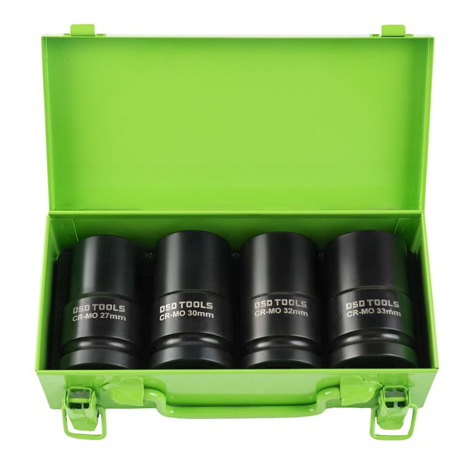 1" PAVAROS 6-POINT DEEP IMPACT SOCKET SET, 4 PCS. DS1106