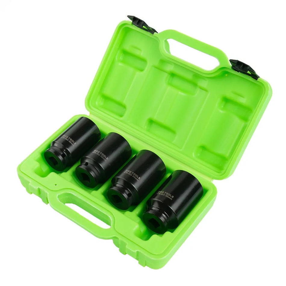 1/2" PAVAROS 12-POINT DEEP IMPACT HUB NUT SOCKETS, 4 PCS DS1112