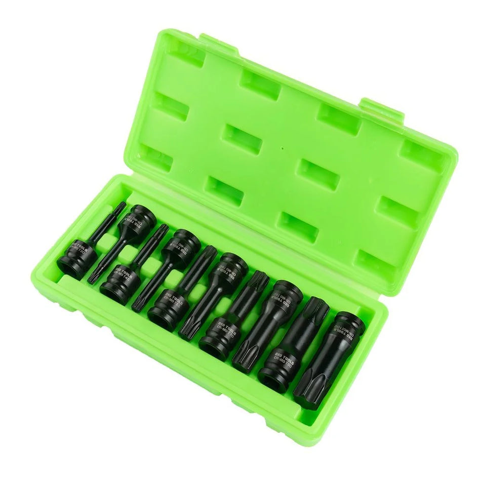 1/2" PAVARAS IMPACT TORX BIT SOCKETS 10 PCS. DS1118