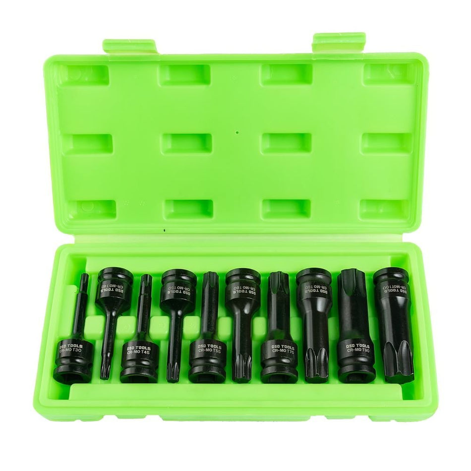 1/2" PAVARAS IMPACT TORX BIT SOCKETS 10 PCS. DS1118