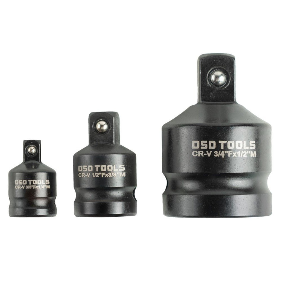 Set of 3 Impact Driver Bit Adapters DS1119