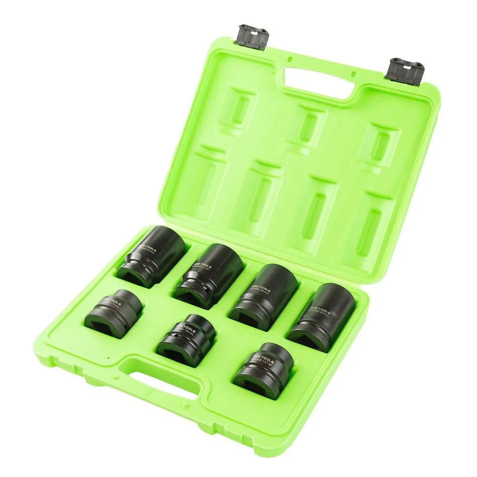 1" Metric and SAE Impact Socket Set for Trucks 7 pcs. DS1145