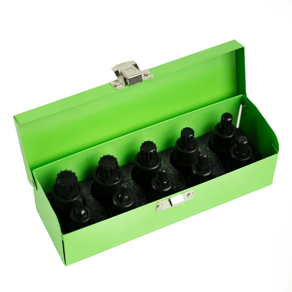 1/2" PAVAROS IMPACT "SPLINE" SOCKETS 10 PCS. DS1169