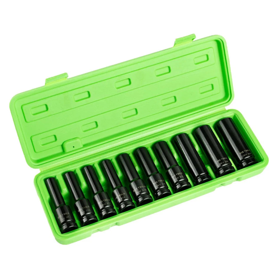 1/2" LONG IMPACT "E-STAR" SOCKETS, 10 PCS. DS1177