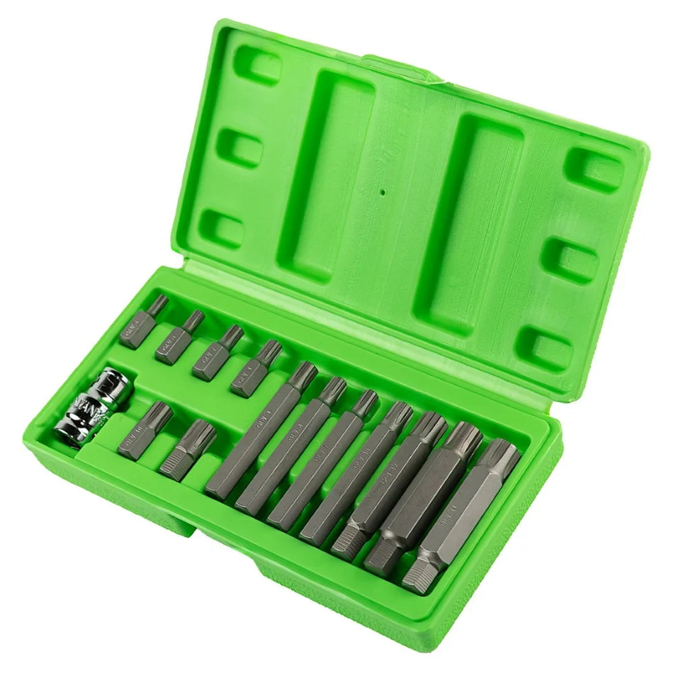 1/2" PAVAROS 10 mm "RIBE" bit set, 14 pcs DS1213