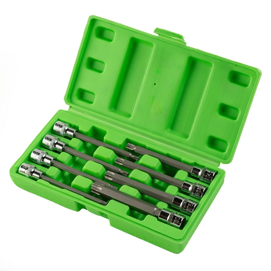 3/8" PAVAROS 110 MM LONG "TORX" SOCKETS, 8 PCS DS1228