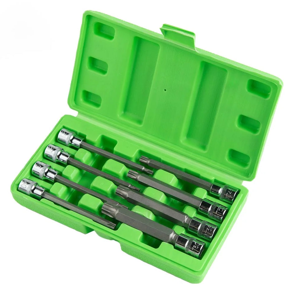 3/8" PAVAROS 110 MM (LENGTH) TORX TYPE STAR SOCKET SET, 8 PCS. DS1233
