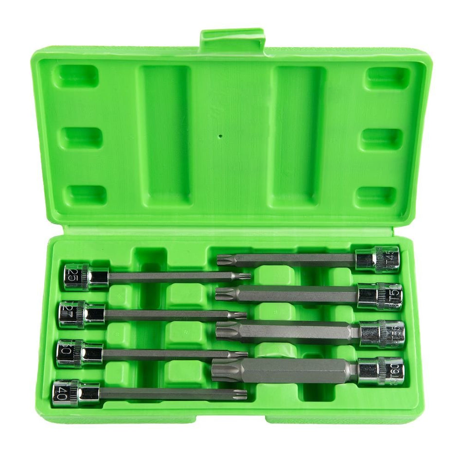 3/8" PAVAROS 110 MM (LENGTH) TORX TYPE STAR SOCKET SET, 8 PCS. DS1233