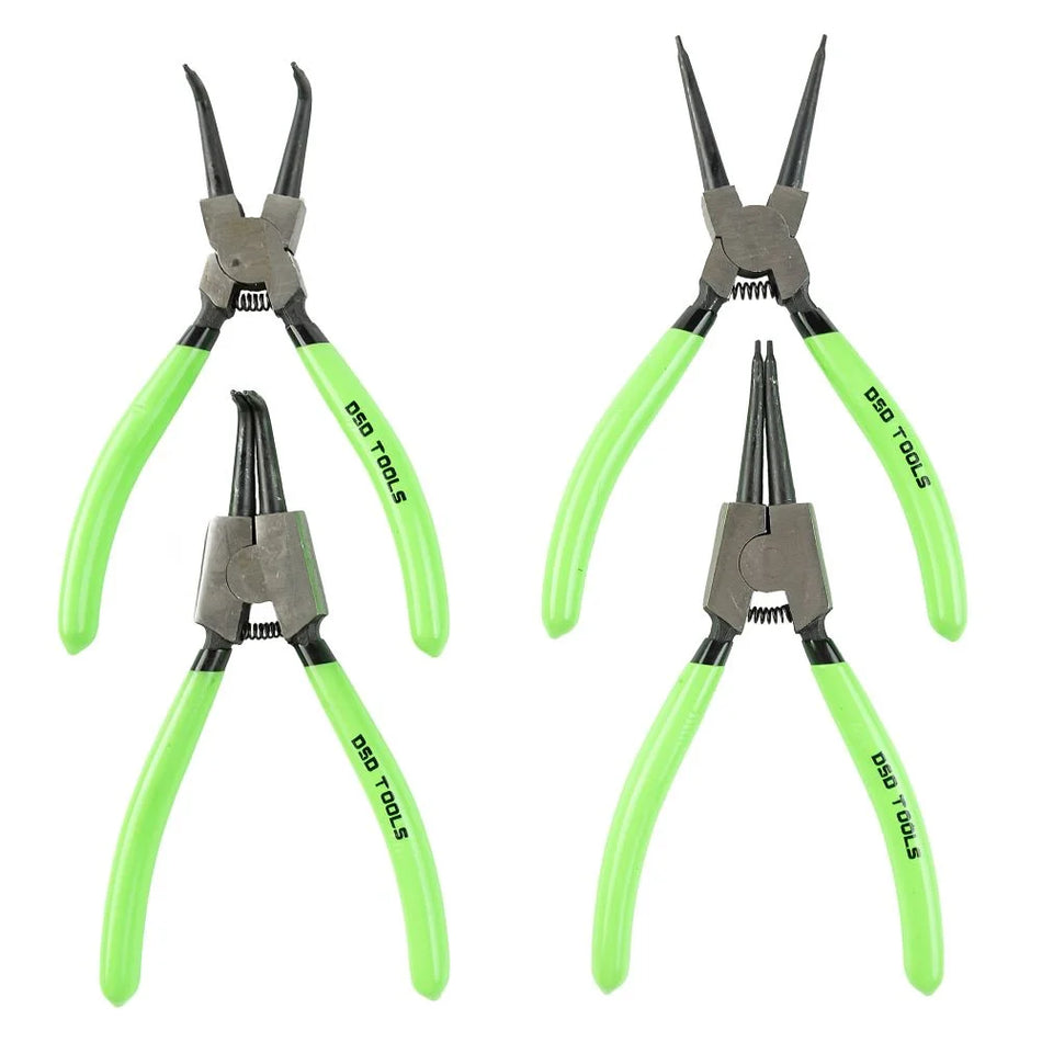 Set of 4 pcs. 175mm Locking Ring Pliers DS1252