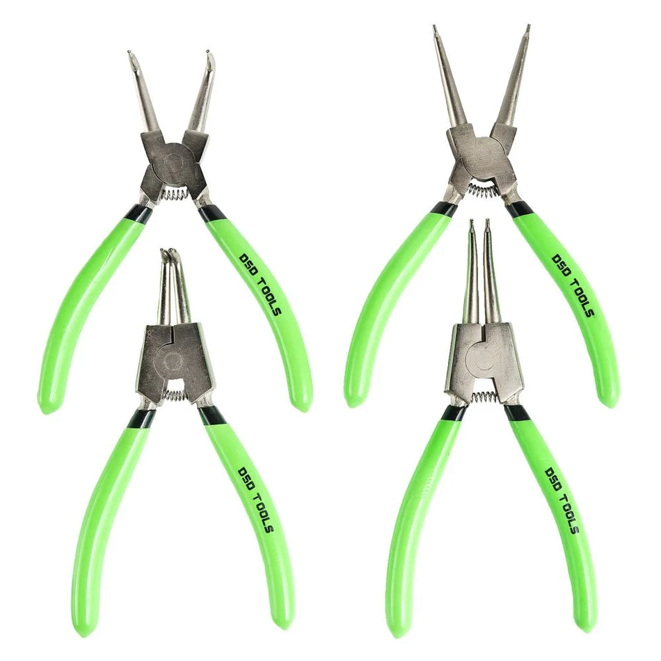 Set of 4 pcs. 180mm Circlip Pliers (Ni-Fe Coating) DS1276