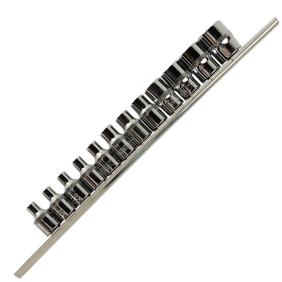 12 PCS. 3/8" E TORX SOCKETS ON HOLDER DS1310