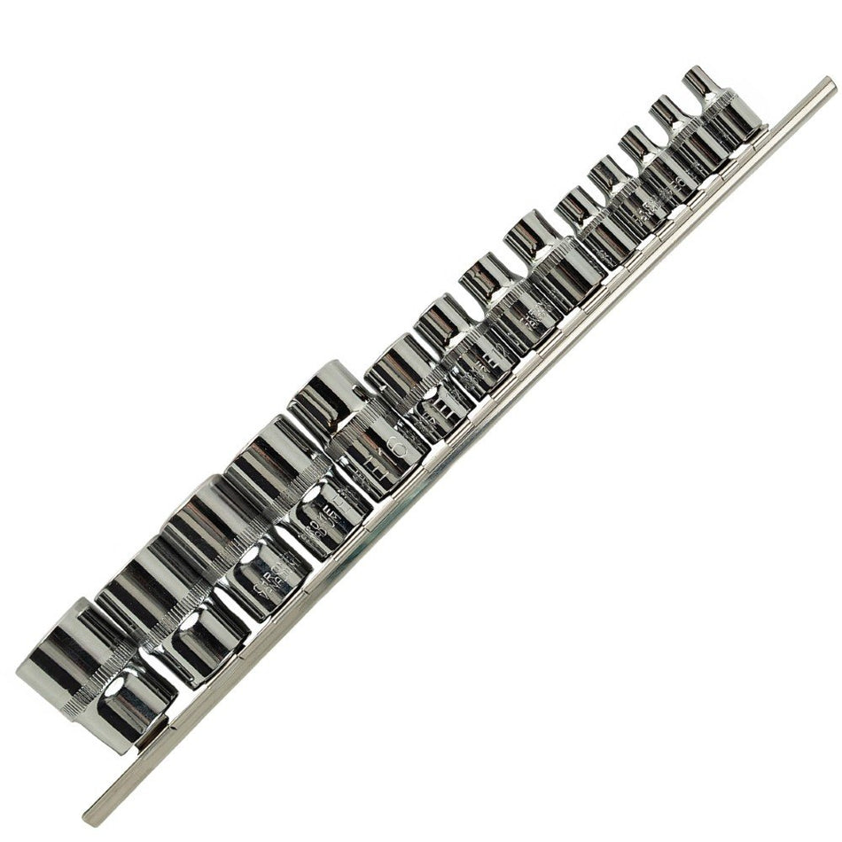 14 PCS. 1/4", 3/8", 1/2" CONNECTORS AND TORX HEAD SET DS1315