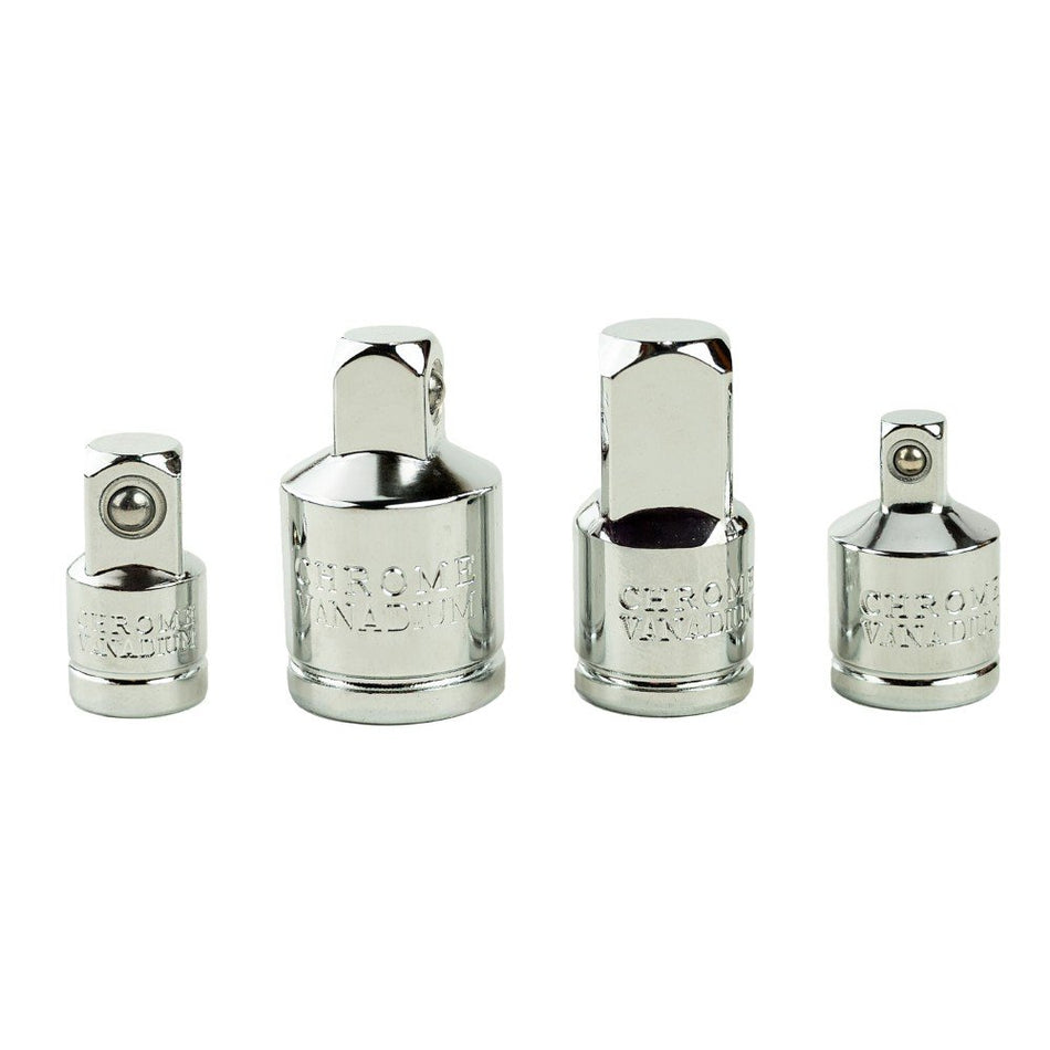 Set of 4 Socket Adapters for 1/4", 3/8", and 1/2" Connections DS1325