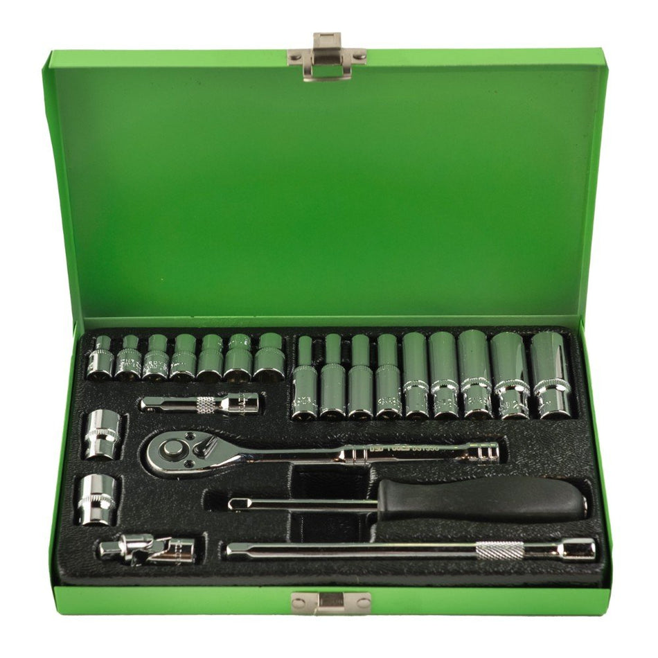 24 PCS 1/4" RATCHET AND SOCKET SET DS1336