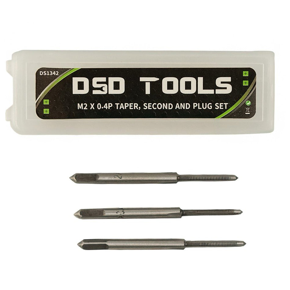 M2 X 0.4P Small, Middle, and Rear Thread Cutting Set DS1342