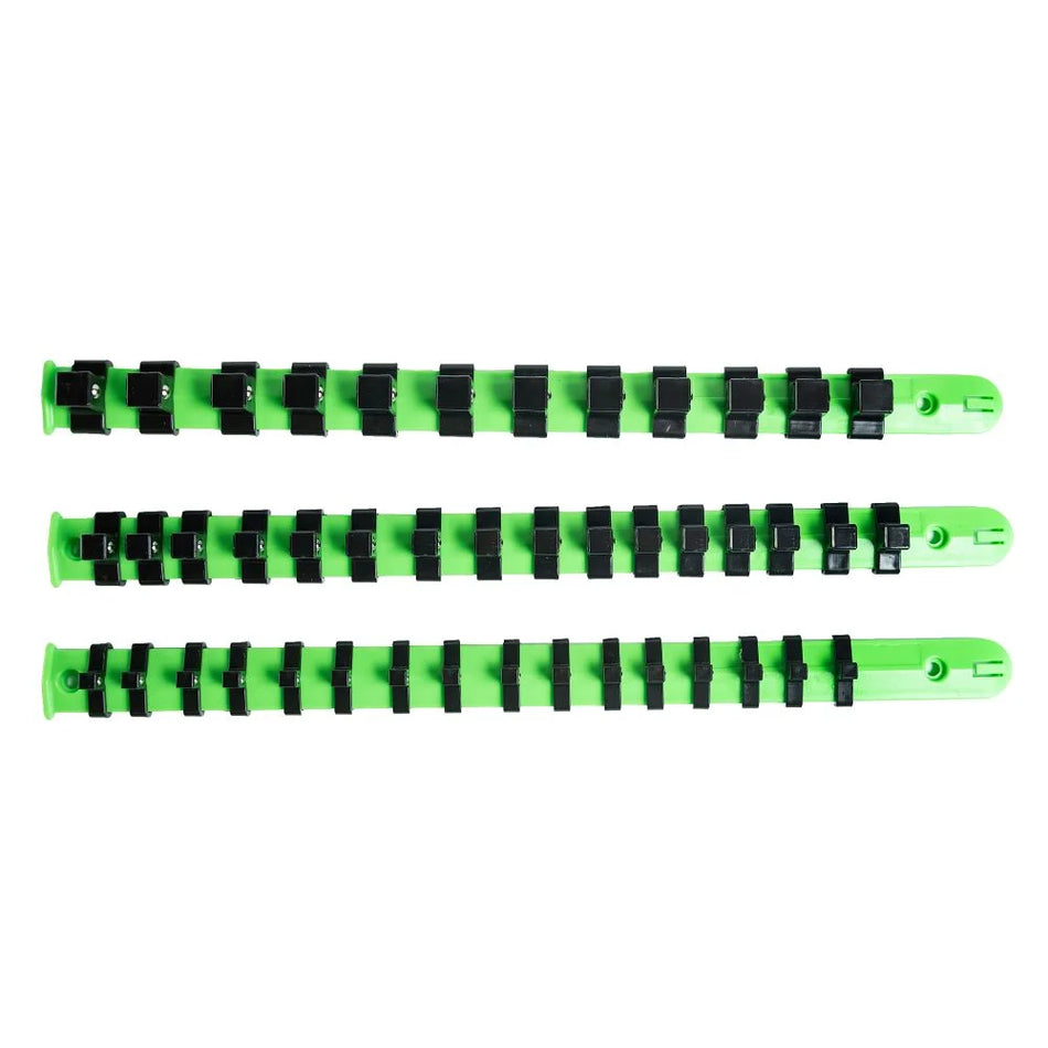 3 PCS. 1/4", 3/8", 1/2" SOCKET HOLDER RAILS DS1359