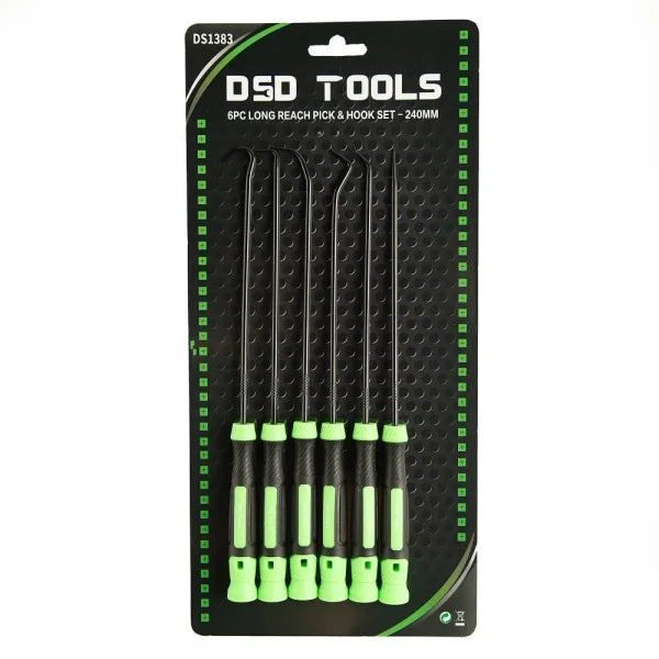 Set of 6 Long Reach Hooks – 240 mm DS1383