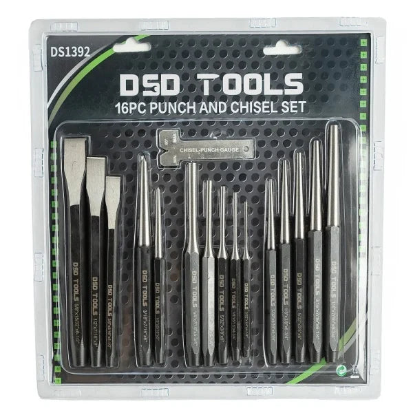 Set of 16 Punches and Chisels DS1392