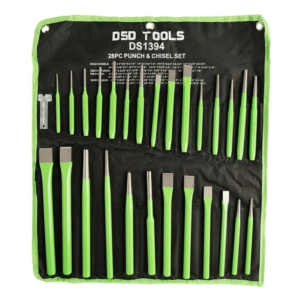 28 PCS Punch and Chisel Set DS1394